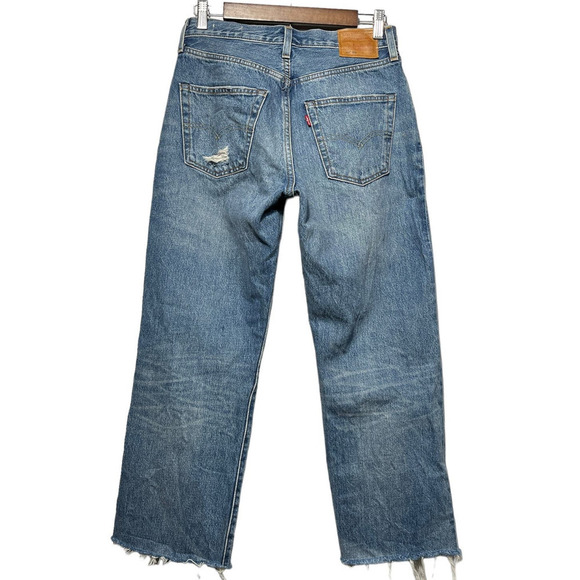 Women’s Levi’s Premium 501’ 90s Selvedge Straight Leg Jean / Size-W-26,L-30 - Picture 6 of 9